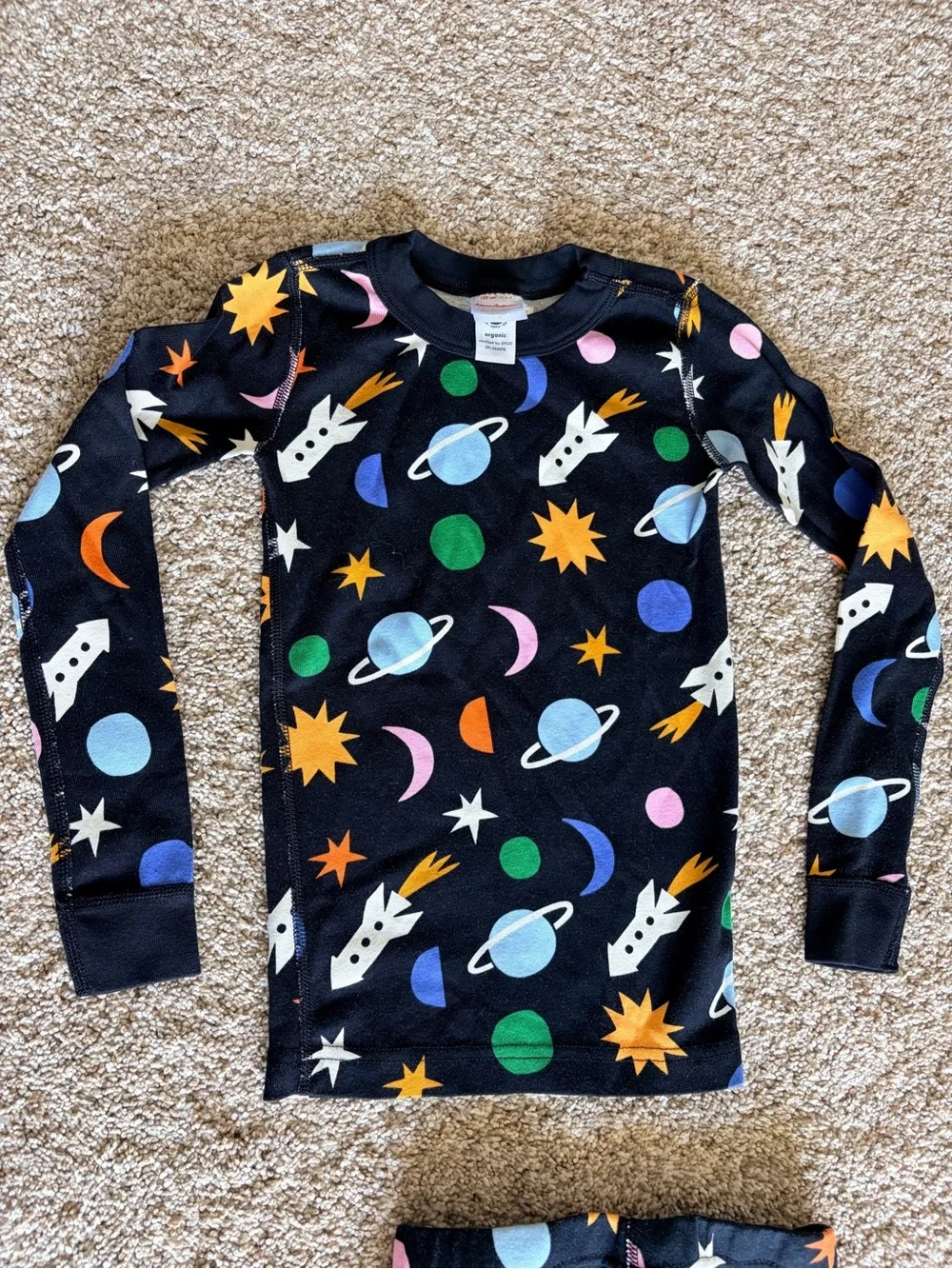 Hanna Andersson Space-Themed Pajama Set